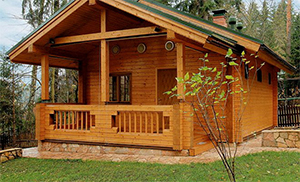 طراحی خانه چوبی 